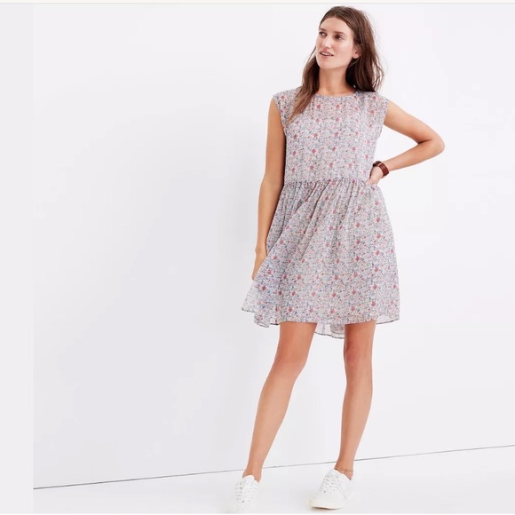 Madewell Dresses & Skirts - Madewell floral babydoll shadowpetal dress